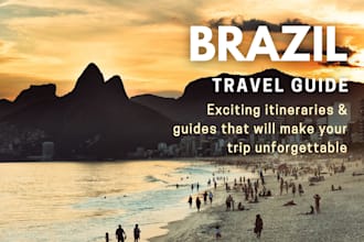 write a travel guide for brazil most amazing cities