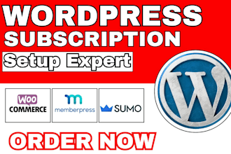 setup wordpress subscription woocommerce memberpress pmpro subcriptio sumo
