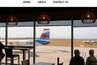 design airport café website airport restaurant website aviation museum website