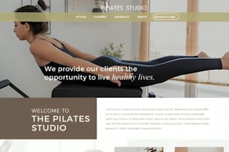 design squarespace pilate studio website yoga studio aerial fitness website