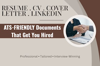 design a professional resume template, CV and cover letter