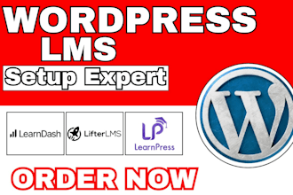 setup wordpress lms learndash lifterlms tutor lms learnpress memberpress h5p