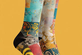design custom sneakers socks for your brands and streetwear