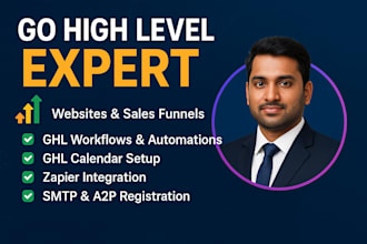 be your ghl expert for your funnel setup, automation ,