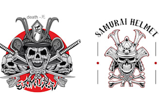 make t shirt shinigami skull grunge vintage logo design