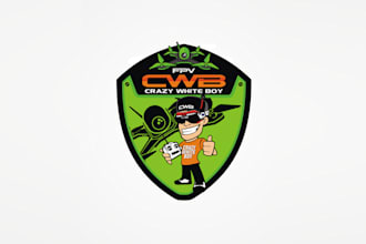 design highest level wonderful drone racer logo