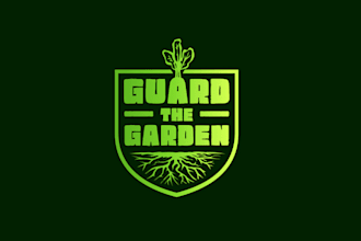 design powerful organic fun logo for guard the garden