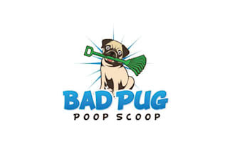 design top quality classic poop scoop logo
