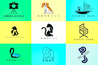 do modern premium logo design for your brand
