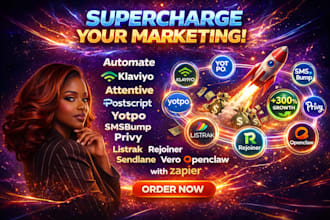 integrate openclaw klaviyo attentive postscript sms email marketing automation