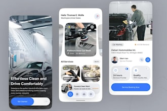 build car rental app, car dealer app, booking app, taxi booking app, car wash ap