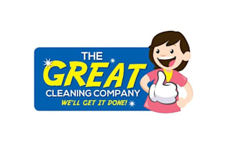 design sustainability great cleaning company mascot logo