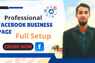 create facebook business page setup in 24 hours