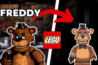 design eye catching lego thumbnails for youtube
