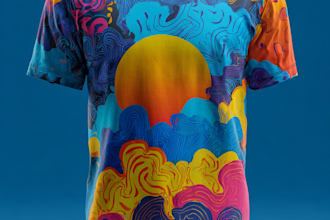 do  a tshirt design in modern streetwear style