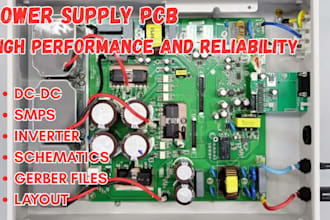 design dc dc converter, smps, inverter and power supply pcb