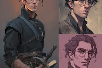 o fantasy character art and illustratio