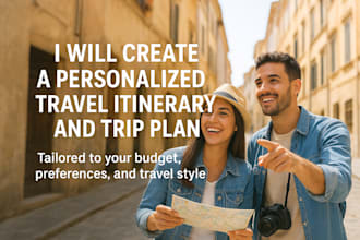 be your online travel consultant and itinerary planner