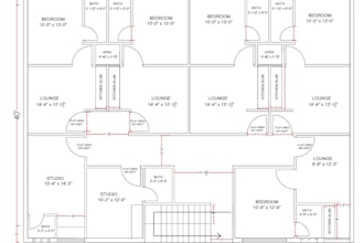 provide architectural drawings with detailed working drawings