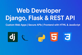 develop django rest API with react frontend