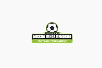 design motivation kids football tournament logo