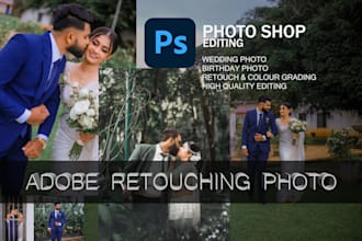 wedding photo retouching photoshop professionally