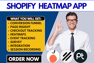 setup shopify heatmap crazyegg luckyorange mida peek retter ptengine livesession