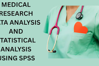 do medical research data analysis and statistical analysis using spss