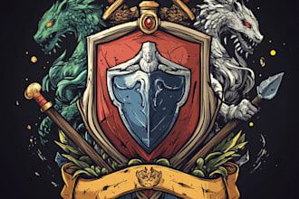 custom fantasy game logo