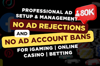 set up and manage your igaming facebook and google ad