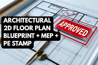 draw review stamp 2d floor plan mep house plan architectural stamp city permit