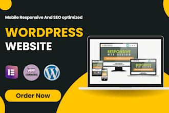 design , redesign,  clone wordpress website with elementor