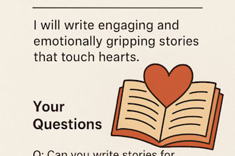 write emotional and engaging stories that touch hearts