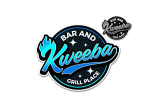 design modern bar and grill logo