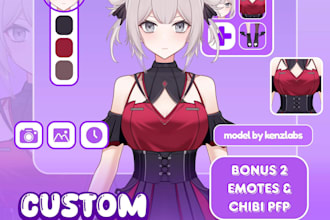make vtuber model, vtuber, live2d, vtuber rigging, live2d model