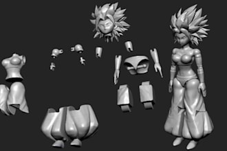 sculpt articulated toy model action figure posable toy for rendering 3d printing