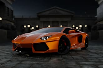 build realistic 3d car modeling, 3d car design low poly 3d model vehicle car