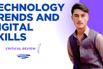 write content on technology trends and digital skills