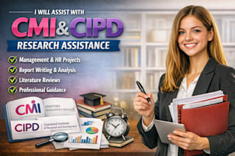 assist with cmi and cipd research