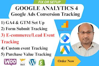 setup google analytics 4, ga4 ecommerce tracking, ga4 server side tracking GTM