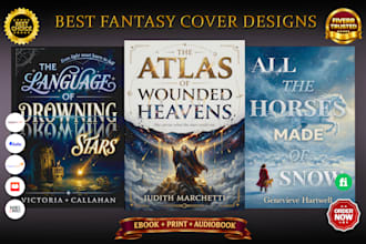 design bestselling fantasy book covers,ebook, paperback, print book cover design
