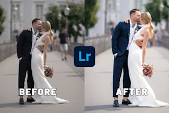 edit your wedding photography in lightroom