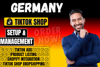 setup germany tiktok shop germany tiktok ads manage germany tiktok shop dropship