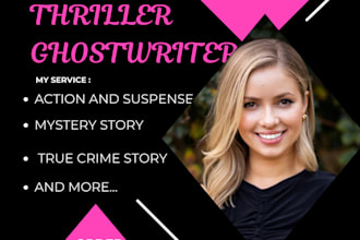 write your thriller, mystery, crime fiction story