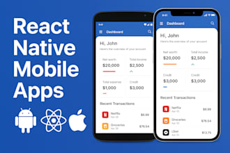 build react native apps for android and ios