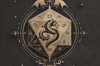 create a fantasy rpg logo dnd image for you