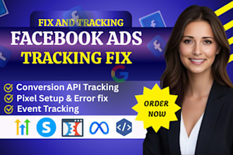 fix facebook pixel errors, setup tracking for systemeio gohighlevel clickfunnnel