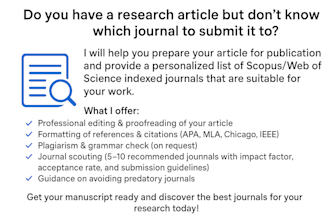 format edit your article and provide scopus journal recommendation for eb1 niw