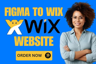 design figma to wix website, landing page, ui ux, app mobile, figma