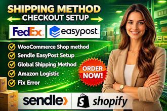 setup sendle easypost amazon logistics tnt global shipping methods fix error